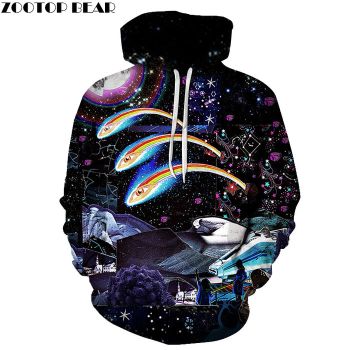 Universe Galaxy 3D Sweatshirt Hoodie Pullover