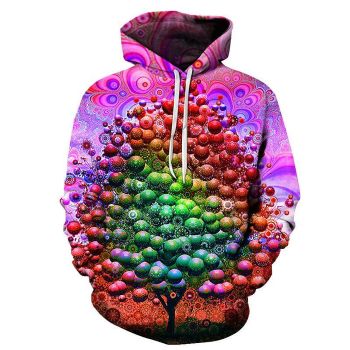 Candy Tree 3D Sweatshirt, Hoodie, Pullover