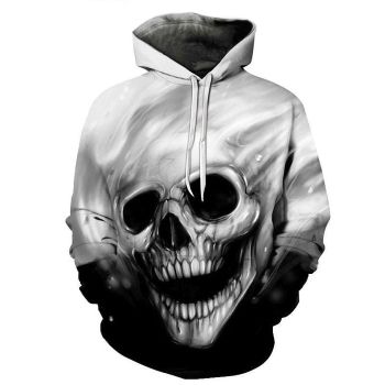 Death Skull 3D Sweatshirt Hoodie Pullover