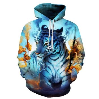 Dream Tiger 3D Sweatshirt Hoodie Pullover