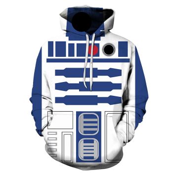 Star Wars R2D2 3D Sweatshirt, Hoodie, Pullover