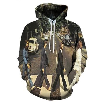 Beatles Abbey Road 3D Sweatshirt, Hoodie, Pullover