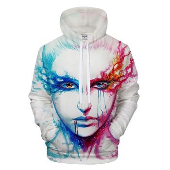 Bipolar Blue and Pink 3D Sweatshirt, Hoodie, Pullover