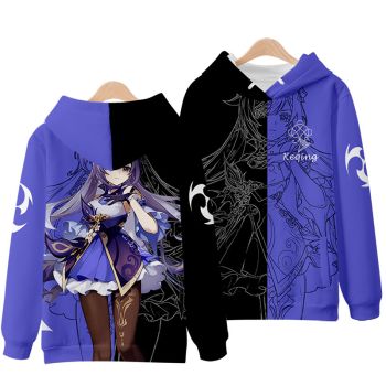 Trendy Genshin Impact Anime Game Keqing Hoodie