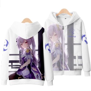 Exquisite Genshin Impact Keqing Champagne Hoodie