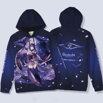 Durable Genshin Impact Anime Raiden Shogunhoodie
