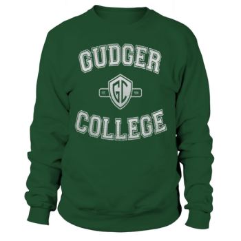 Gudger College Jersey Crest White Sweatshirt