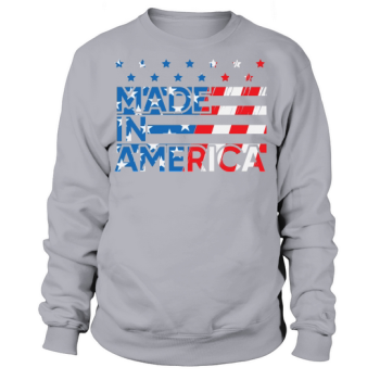 4th of July American Flag Sweatshirt