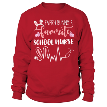 School Nurse Ears Bunny Easter Day Easter Sunday Sweatshirt