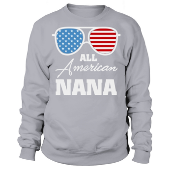 All American Mama Sunglasses USA Sweatshirt