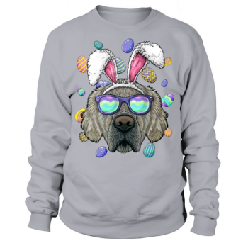 Golden Retriever Easter Bunny Ears Funny Easter Egg Sweatshirt
