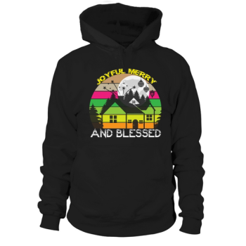 Joyful Merry and Blessed Christmas Hoodies