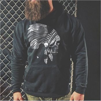 Cute And Loose Black Alphabet Pattern Alphabet Hoodie