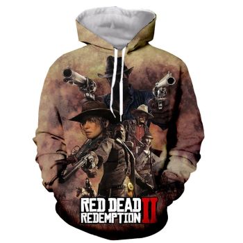 Red Dead Redemption 3D Print Hoodies