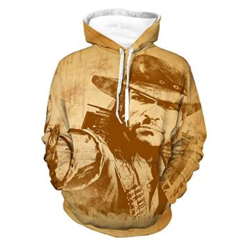 Red Dead Redemption Hoodie &#8211; John Marston 3D Print Long Sleeve Hooded Sweatshirt