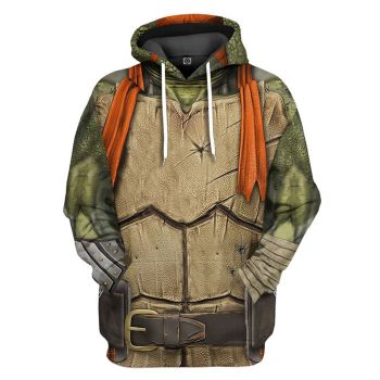Cute Green Belt Pattern Indians Hoodie