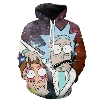 Rick and Morty Hoodie &#8211; Rick and Morty Eyes Clothes