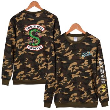 Riverdale Sweatshirts &#8211; Riverdale Super Cool Logo Icon Army Green Sweatshirt