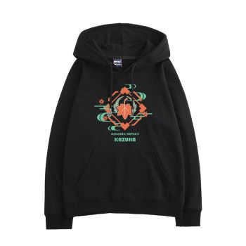 Cute Genshin Impact Kazuha Anime The Black Hoodie