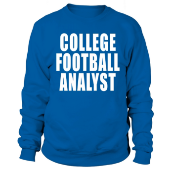 College Football Analyst Football Fan Sweatshirt
