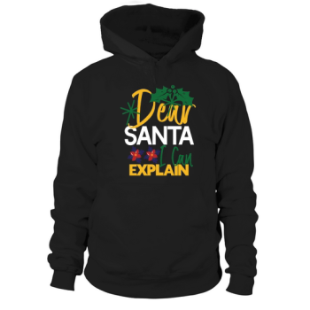 Dear Santa I Can Explain Christmas Costume Hoodies