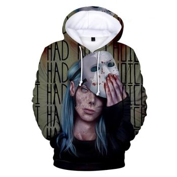 Sally Face Hoodies &#8211; Sally Face Game Terror Sally Mask 3D Hoodie