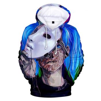 Sally Face Hoodies &#8211; Sally Face Terror Game Mask Sally 3D Hoodie