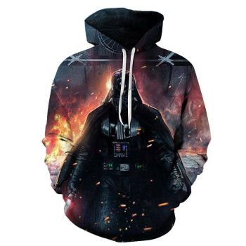 Science Fiction Movie Universe Interstellar War Hoodie &#8211; 3D Printed Pullover