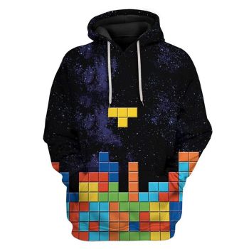 Precious Colorful Cube Pattern Indians Hoodie