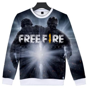 Shooting Game Free Fire 3D Print Crewneck Sweatshirt