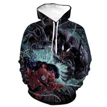 Spider-man Hoodies Deadly Symbiotic Alien Venom Cool 3D Hoodie for man/woman