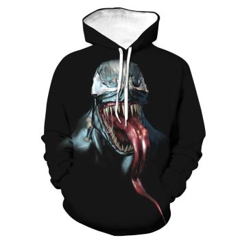 Spider-man Hoodies Extraterrestrial Symbiote Venom Neon 3D Hoodie for man/woman