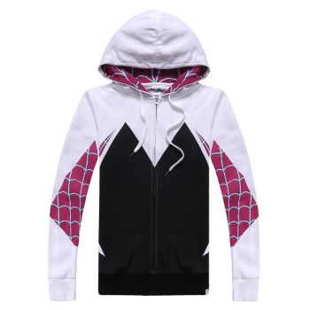 Spider-man Hoodies Spider-man GWEN 3D Zip Up Hoodie for man/woman