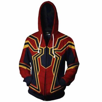 Spider-man Hoodies Spider-man Super Hero Super Cool 3D Zip Up Hoodie for man/woman
