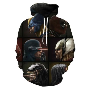 Spider-man Hoodies Super Hero Series Super Cool 3D Hoodie for man/woman