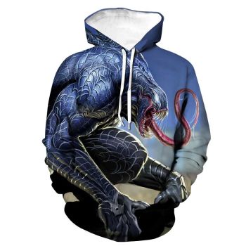 Spider-man Hoodies Symbiotic Life Form Venom Dark Monster 3D Hoodie for man/woman