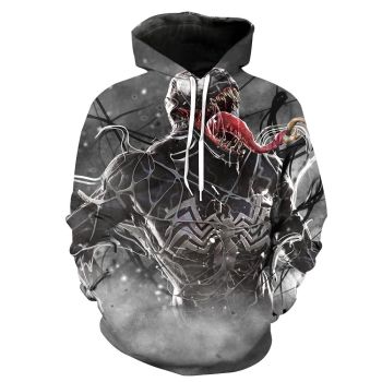 Spider-man Hoodies Venom Spider-man Monster 3D Hoodie for man/woman