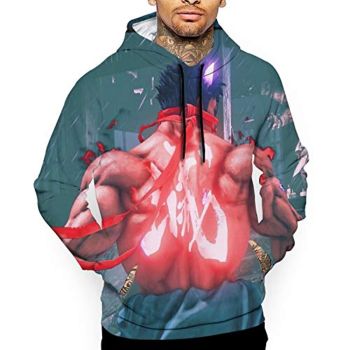 Street Fighter Hoodie &#8211; Ryu 3D Print Pullover with Pockets