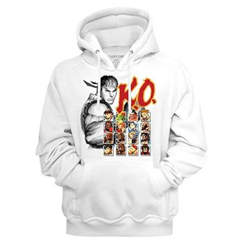 Street Fighter Hoodie &#8211;  Street Fighter Gaming KO Pullover Hoodie