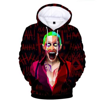 Suicide Squad Hoodies &#8211; Joker Series Joker Blood Red Unisex 3D Hoodie