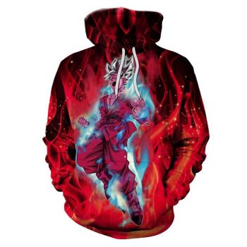 Super Unique Dragon Ball Z Red 3D Printed Hoodie