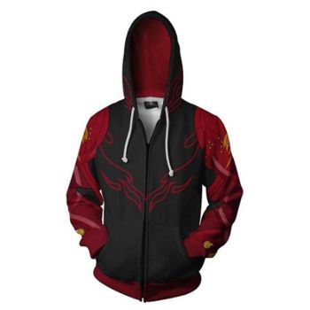 Superhero Iron Fist Hoodie Pullover Sweater Shirts Cosplay Costumes