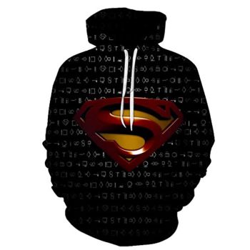 Superman Hoodies &#8211;  Logo Pullover Sweatshirt