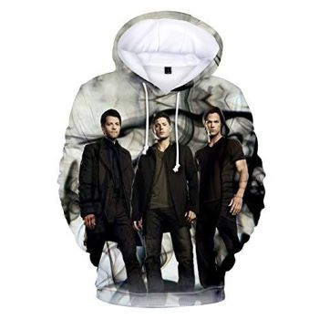 Supernatural Hoodies &#8211; Unisex 3D Print Hooded Pullover Sweatshirt