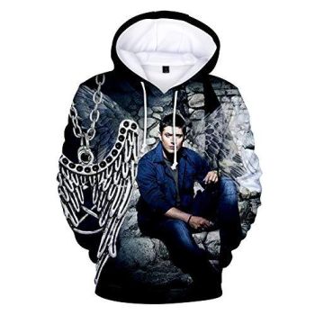 Supernatural Hoodies &#8211; Unisex 3D Print Hooded Pullover Sweatshirt