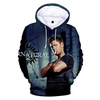 Supernatural Hoodies &#8211; Unisex 3D Print Hooded Pullover Sweatshirt