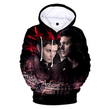 Supernatural Hoodies &#8211; Unisex 3D Print Hooded Pullover Sweatshirt