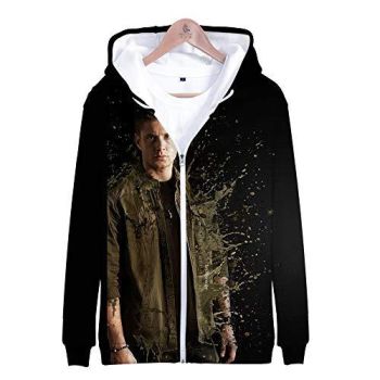 Supernatural Hoodies &#8211; Unisex 3D Print Hooded Zipper Sweatshirt