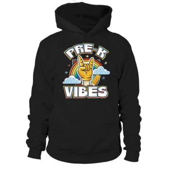 Pre-k Vibes Back To School Get Ready For School Pr Hoodies