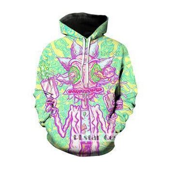 Sweatshirt Cartoon rick and morty Hoodies